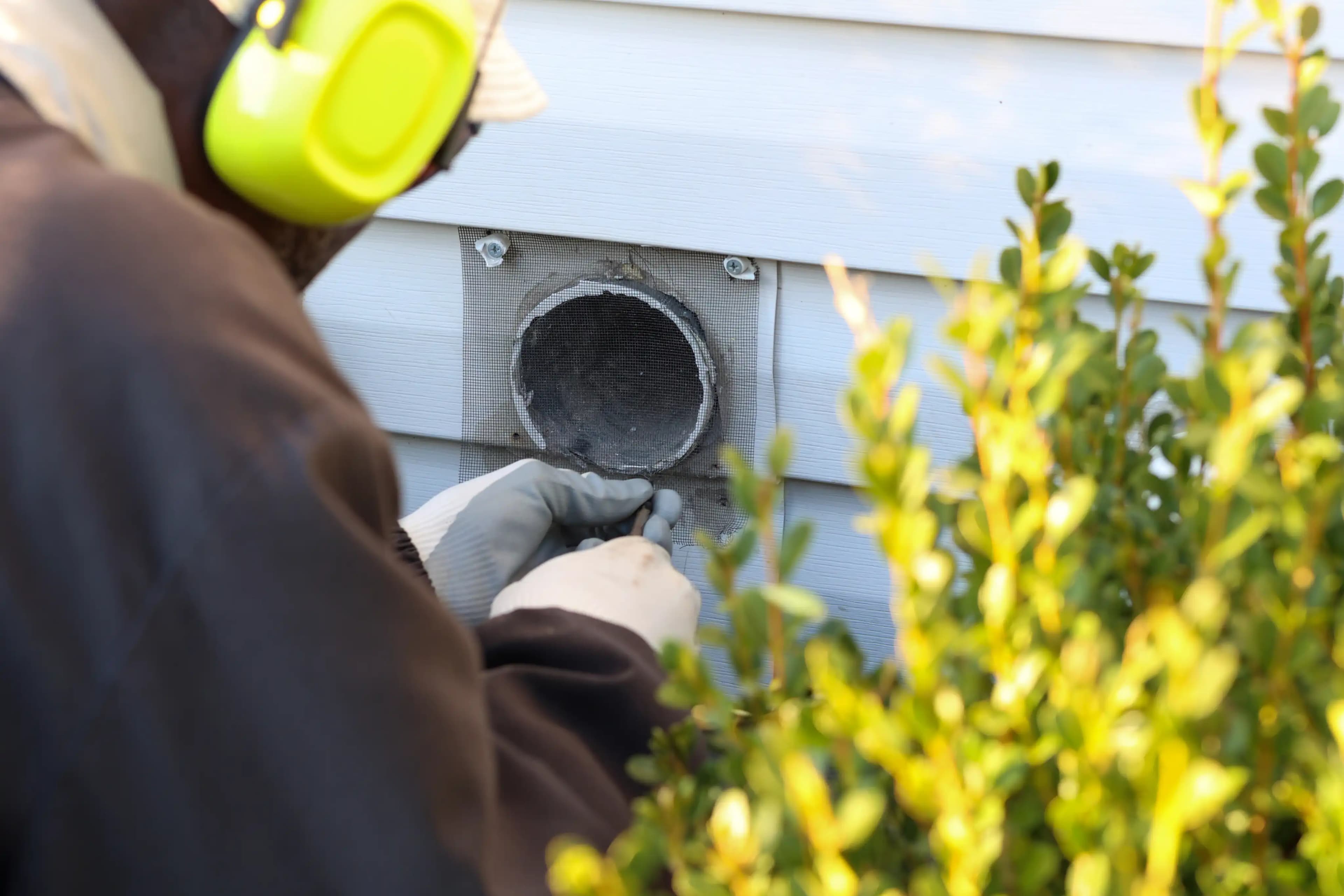 Dryer vent cleaning